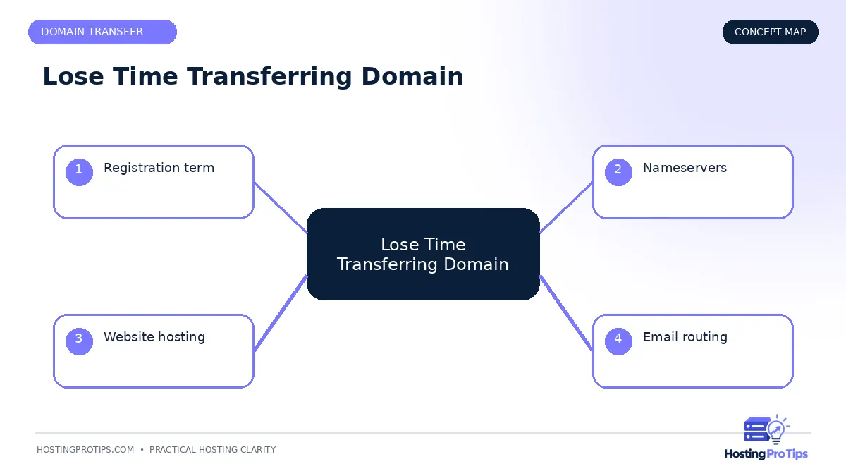 Do You Lose Time When Transferring a Domain? concept map