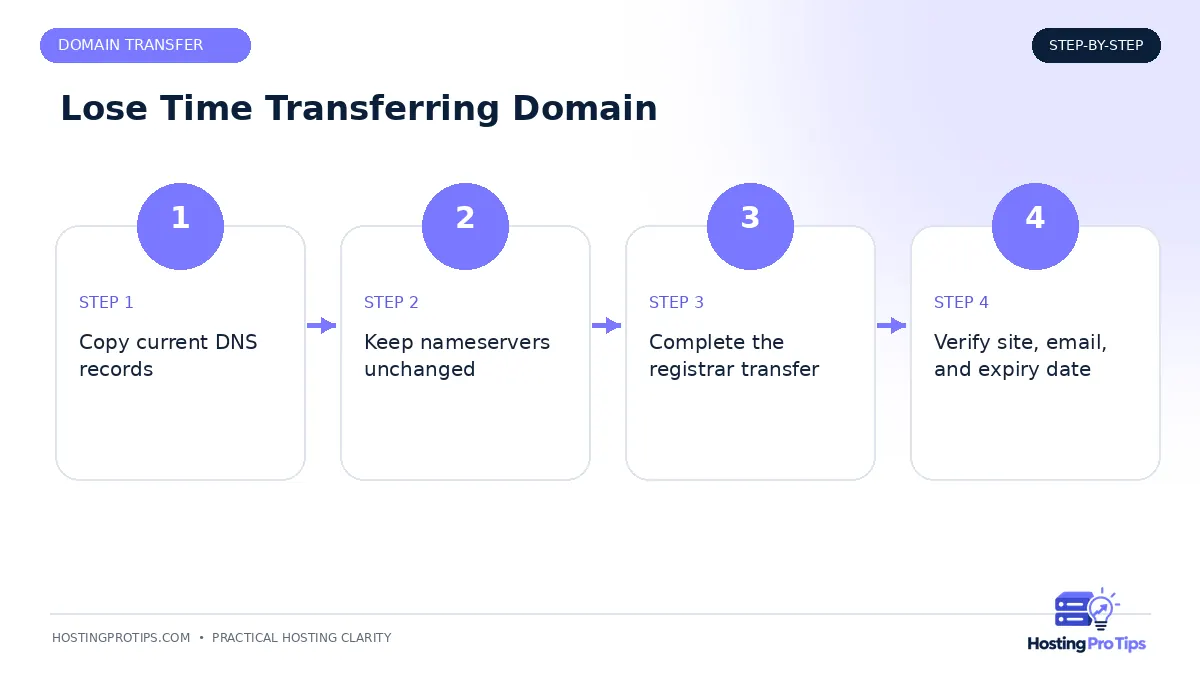 Do You Lose Time When Transferring a Domain? workflow